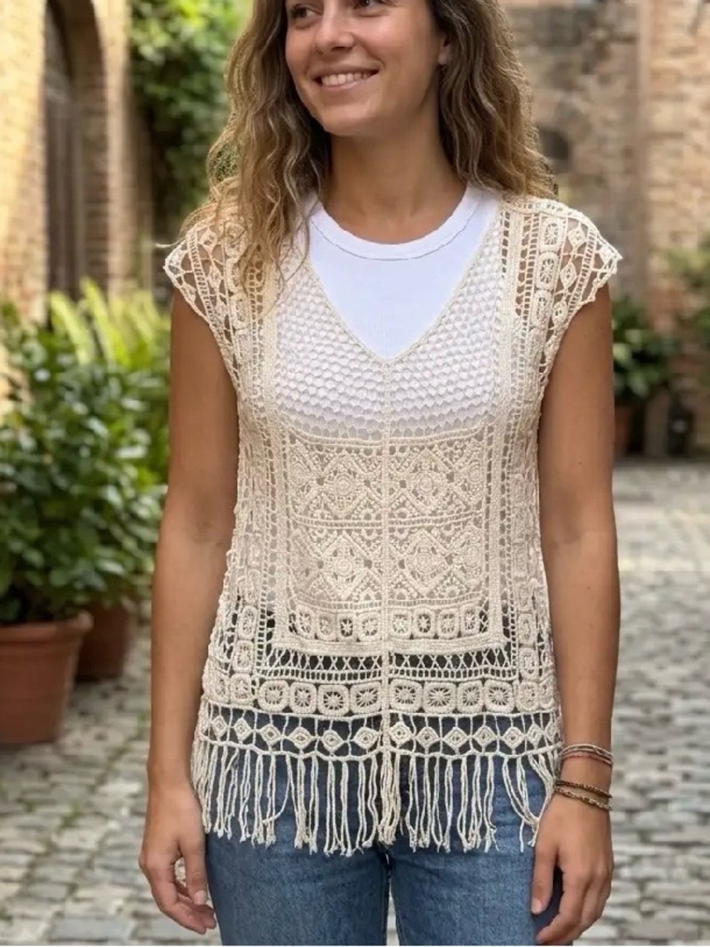 Crochet Fringe Tunic